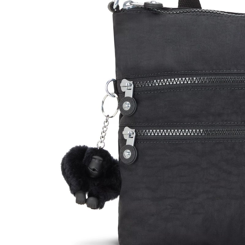 KIPLING KIPLING Kipling womens WomenÃ‚â€™s Alvar Bag, Super Light, Durable Messenger Bag, Nylon Shoulder Crossbody Bag, Black Noir, Medium US - Image 5
